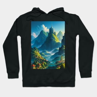 Solarpunk City - Optimistic Future Hoodie